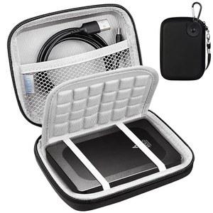 올로 이노베이션 외장 하드 드라이브 울트라 슬림 휴대용 HDD 1TB 1.5TB 2TB 4TB 5TB 320GB 500GB 750GB USB 3.0 EVA 보호 스토리지 여행 가방 블랙