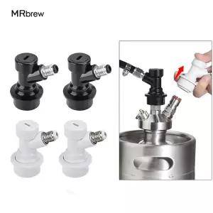 4개 볼 락 커넥터 맥주 케그 볼 락 분리기 가정용 양조 코니 케그/코넬리우스 케그 부품용 액체/ 커넥터