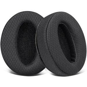 SOULWIT 메쉬 패브릭 이어패드 교체용 SENNHEISER HD 4.50BT /HD 4.50BTNC /HD4.50SE /HD4.40BT /HD4.30G /HD458BT 450BT /HD400S /HD350BT /ADAPT 360(MB 360 UC) 361 - BLACK