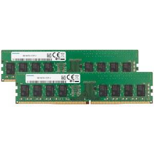 삼성 16GB (2x8GB) DDR4 2133MHz PC4-17000 (PC4-2133P) CL15 UDIMM 1Rx8 싱글 랭크 1.2V 비ECC DIMM 288 핀 데스크탑 PC RAM 메모리