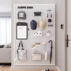 타공판 철제 보드 메쉬 구멍 칠판 걸이 후크 방 공부 잡동사지 정리 거실 인테리어 DIY