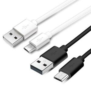 가민 어프로치 G30 G8 G80 Z80 Z82, 부시넬 네오 고스트 팬텀, 이조 스와미 6000, 포레렉스 601, 골프버디 보이스 2 보이스엑스 VT3 VS4 골프와 호환되는 2팩 USB 충전 케이블 코드