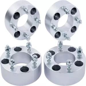 DCVAMIC 4PC 4x115 ATV UTV 휠 스페이서 2인치 10x1.25 스터드 85mm 센터 보어 북극 고양이 4 러그 300 400