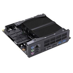 미니포럼 BD895i SE 미니 PC 마더보드 AMD 라이젠 9 8945HX(16C / 32T) 게이밍 컴퓨터, RAM/SSD/OS 없음, DDR5 SODIMM 슬롯 2개, PCIe4.0 SSD M.2 2230 키 E 슬롯, HDMI+DP+USB-C 트리플 비디오 출력