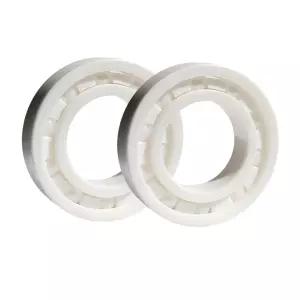 전체 세라믹 베어링 2pcs 6001CE 12x28x8mm 지르코니아 구조 고온 저항 내식성 낚시 산업용 전자 장비 해양