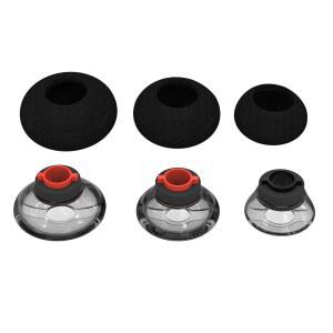 3X 보이저 5200 이어팁 교체 울트라 컴포트 실리콘 레전드 30 / 50 이어팁 인이어 폼 포함 PLANTRONICS PLOY VOYAGER 5220 5210 시리즈 헤드셋 이어폰 버즈-S /M /L