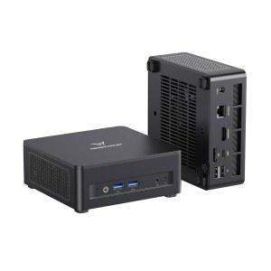 미니스포룸 UM690L 슬림 미니 PC, AMD 라이젠 9 6900HX(8C / 16T, 최대 4.9GHz), 32GB LPDDR5 및 1TB PCIe 4.0 SSD 데스크톱 컴퓨터, DP HDMI 2.1 USB 4 트리플 출력, 타입-A 4개, WiFi 6E BT 5.3