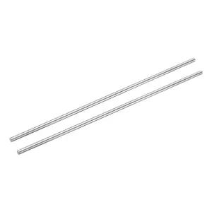 uxcell 2Pcs 선형 모션 로드 샤프트 가이드 4mm x 0.157 7.87 케이스 경화 강철 크롬 도금 3D 프린터용