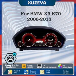 호환BMW X5 E70 X6 E71 2006-2013 CCC CIC용 12.3인치 디지털 계기판, HUD 속도계