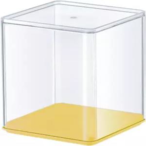 클리어 피규어 디스플레이 케이스 3x3x4.5인치 소형 아크릴 보관함 쇼케이스 미니 인형 장난감 정리함