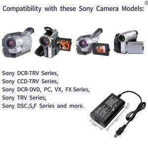 For Sony Hi8 DCR TRV128 TRV103 CCD-TRV108 replaces AC-L10A L10B L15A L100A L100CThepower adapter