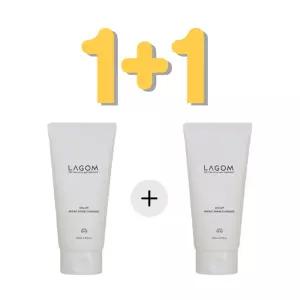1+1 라곰 셀럽 마이크로 폼 클렌저 120ml+120ml 2개