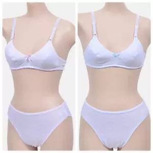 조은 주니어 패턴 브라팬티세트 2단계 A컵 75A/L 블루 주니어브라팬티세트A컵