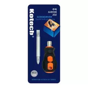 코텍 탑 주먹 드라이버 202 K-2528-O 공구 펜치 니퍼 렌치 (WA1261E)
