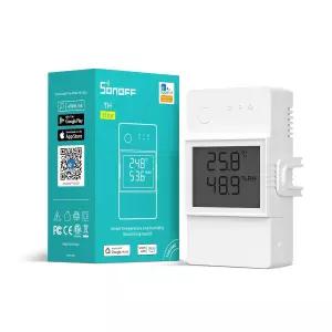 온도 및 습도 모니터링 기능과 LCD 화면을 갖춘 SONOFF THR316D 엘리트 16A 스마트 스위치 Alexa/Google