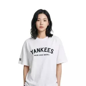 MLB 공용 바시티 빅로고 오버핏 반팔티 3ATSV0253-50WHS
