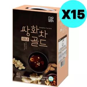 초록원 쌍화차 골드 스틱 분말 선물 대용량 40입 X 15 BNS