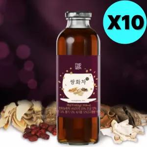 초록원 쌍화차 꿀차 홍삼 액상차 대용량 660g X 10병 BNS