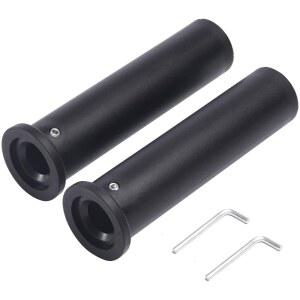 2PCS 바벨 바 어댑터 슬리브는 1 표준 웨이트 플레이트 트를 바용 2 트로 변환