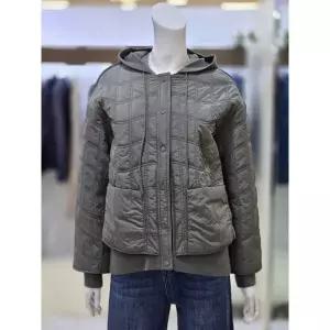 [트리아나]소고 트리아나 여성 퀼팅 니트 배색 후드 점퍼 TK4GA02