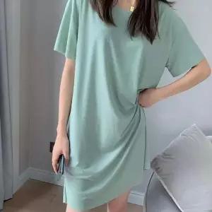 [하프클럽/]루즈핏 와플 반팔 원피스 잠옷 롱원피스 W 데이트룩 데일리룩 여