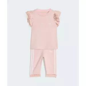 [국내정품] 아디다스 ADIDAS KIDS 레이스 34 타이츠 티셔츠 세트 인펀트 - 핑크 KC6799 144894