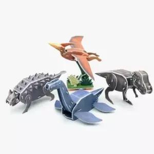 학습교구 공룡시리즈2 4종 입체퍼즐 초등 과학 조립 학습 교구 3D