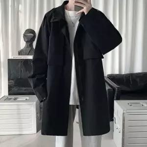 [하프클럽/]남성용 트렌치코트 봄가을 베이직 자켓 2컬러 데일리 아우터