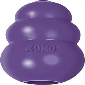 KONG 시니어 부드럽고 천연 고무가 함유된 반려견 장난감 노인을 위한 내구성 있는 스터퍼블 츄 함께 간식