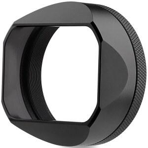 후지필름 후지 X100VI 카메라 액세서리용 사각 메탈 렌즈 후드 블랙 49MM UV 필터 어댑터 링 HAOGE LH-X54B