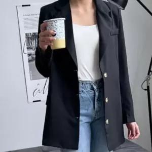 [하프클럽/]데일리 여성 롱 자켓 캐주얼 여성 베이직 자켓 오피스 가을