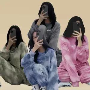 [콩심팥심]여성 4컬러 와이드핏 얼반 긴팔 긴바지 트레이닝세트