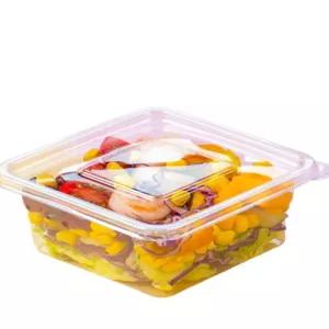 도시락통 pet 포장 일회용 케이크 플라스틱 음식 가벼운 투명 투명용기 샐러드 450ml