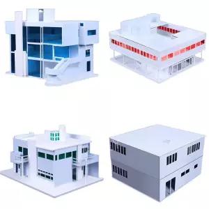건축모형재료 건물 DIY 조립 패키지