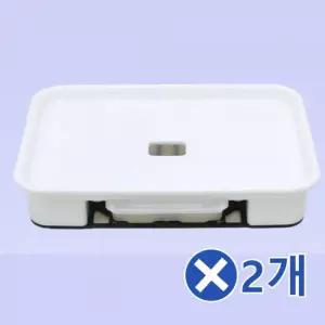 직사각 화분받침대-4호x2개 거실화분 화분물받침대
