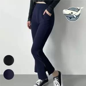 겨울 부츠컷 기모 밴딩 팬츠 데일리 이지 착용 편한바지 여자편한바지 여성면팬츠