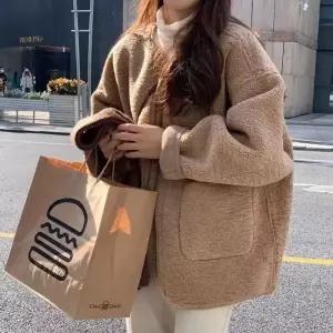 캐주얼 겨울 따뜻한 점퍼 여성 양털 자켓 재킷 플리스
