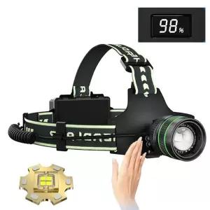 LED 충전식 줌 해루질 낚시 센서 등산 랜턴 헤드랜턴 등산랜턴 (WCC493F)