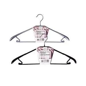 논슬립 PVC 코팅 정장용 옷걸이 1P (7376)-O 논슬립바지걸이 (WC0192E)