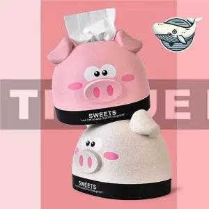 귀여운 동물 캐릭터 휴지케이스 롤티슈 정리함
