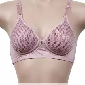 미코디 베이직 순면 브라 와플 레이온 B컵 여자 편한 볼륨업 뽕브라 왕뽕 (WD6B9FF)