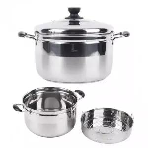 [RIZPICK]스팀쿠커 찜기 30cm 스테인리스 조리기구