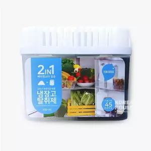 2in1 냉장고 탈취제 베이킹숯 300ml