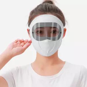 여름 쿨링 안면 마스크 그레이 숨쉬기편한 여성골프