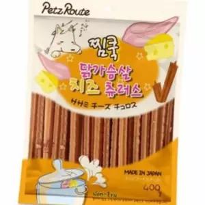 강아지간식 찜쿡 닭가슴살 치즈 츄러스 400g