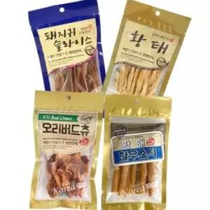 담은 천연수제 간식 X2개 강아지 황태 한우스틱