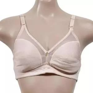 [크리비아] 여자 인견 노와이어 B컵 브라 매쉬 볼륨업-WD6B9AD