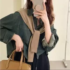 [하프클럽/]니트 숄 가디건 어깨 쉘 여름