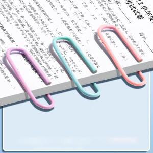 160 개 컬러 종이 클립 사무용품 대형 파일 책갈피  지 스테인레스