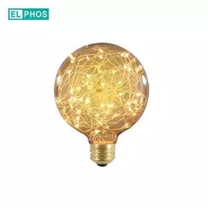형광등 엘포스 LED 장식용백열다마 은하수 전구색 G125 2W